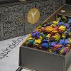 luxury rainbow roses box pack