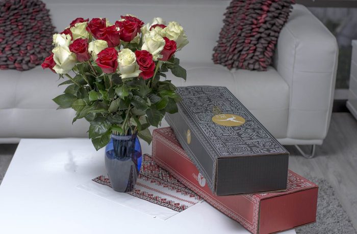 luxury xmas roses box pack christmas